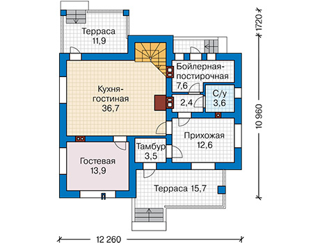 Коттедж из газобетона в СПб: 2 800 000 руб.