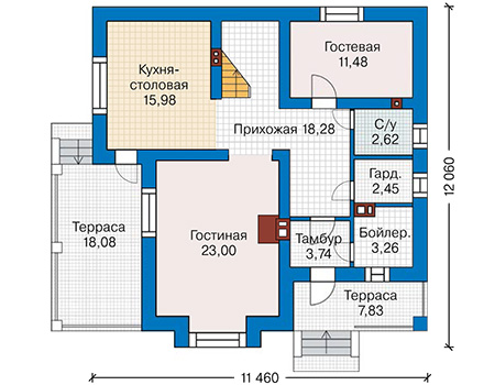 Коттедж из газобетона в СПб: 2 940 000 руб.