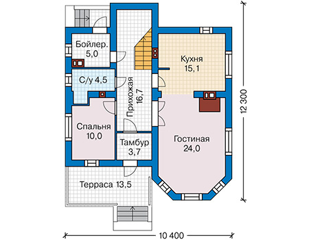 Коттедж из газобетона в СПб: 2 900 000 руб.