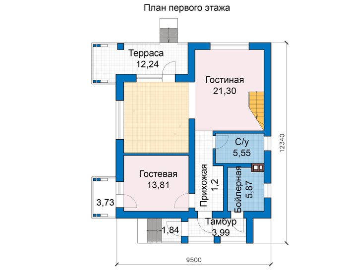 Коттедж из газобетона в СПб: 3 200 000 руб.