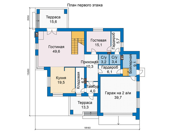 Коттедж из газобетона в СПб: 5 900 000 руб.