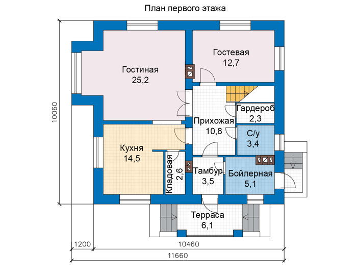 Коттедж из газобетона в СПб: 3 000 000руб.