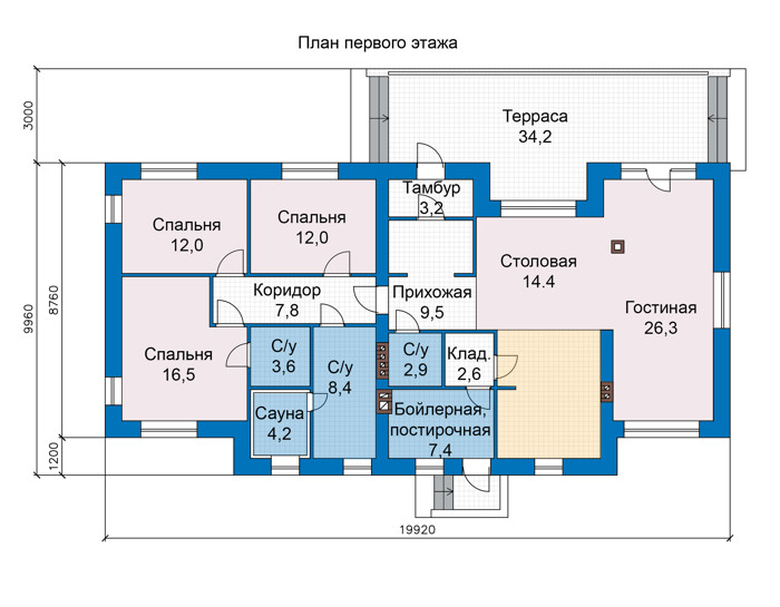 Коттедж из газобетона в СПб: 2 800 000 руб.