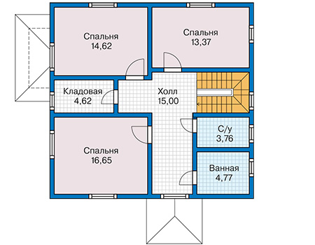 Стоимость строительства дома: 1 996 000 руб.