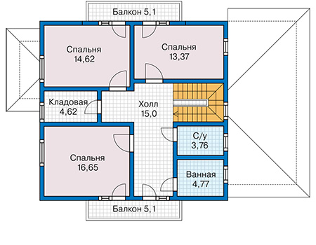 Стоимость строительства дома: 2 357 000 руб.