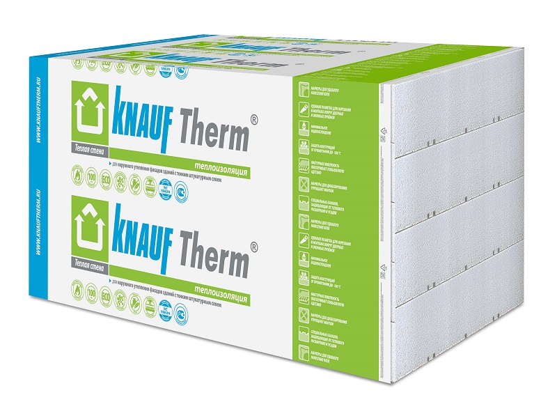 KNAUF Therm Теплая стена 120мм, 5 плит, 3.6м2, 600х1200мм, 0.432м3 купить в Санкт-Петербурге