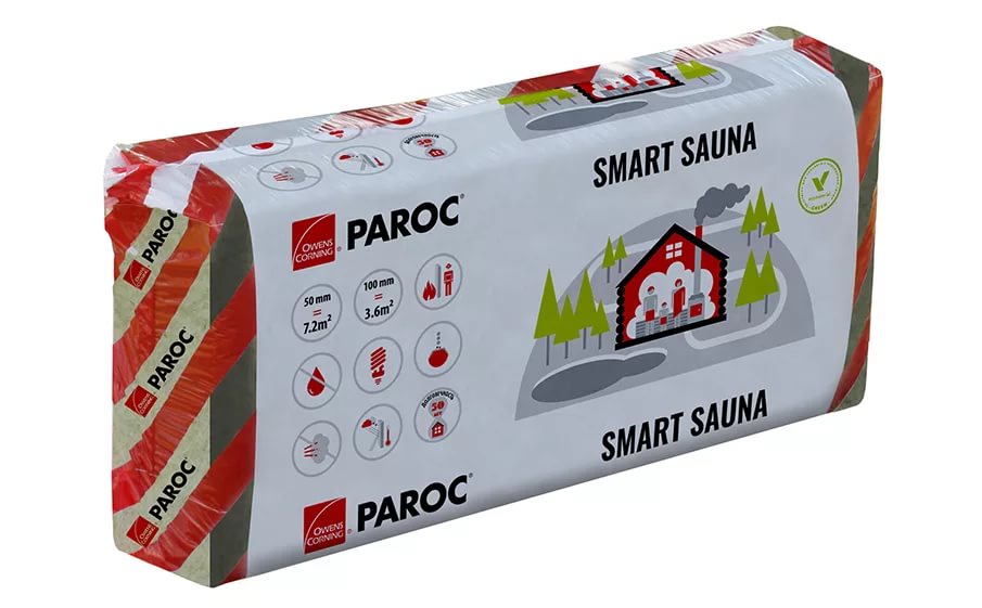 Утеплитель Paroc Extra Smart Sauna alc 50 мм купить в Москве Утеплитель Paroc Extra Smart Sauna alc 50 мм