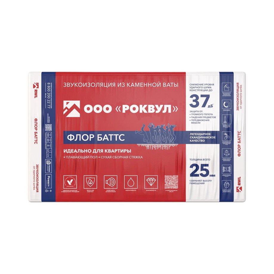 Rockwool ФЛОР БАТТС 25х600х1000/12шт/7.2м2/0.18м3 (32упак/палл), Rockwool ФЛОР БАТТС 25х600х1000/12шт/7.2м2/0.18м3 (32упак/палл) купить в Москве Rockwool ФЛОР БАТТС 25х600х1000/12шт/7.2м2/0.18м3 (32упак/палл), Rockwool ФЛОР БАТТС 25х600х1000/12шт/7.2м2/0.18м3 (32упак/палл)