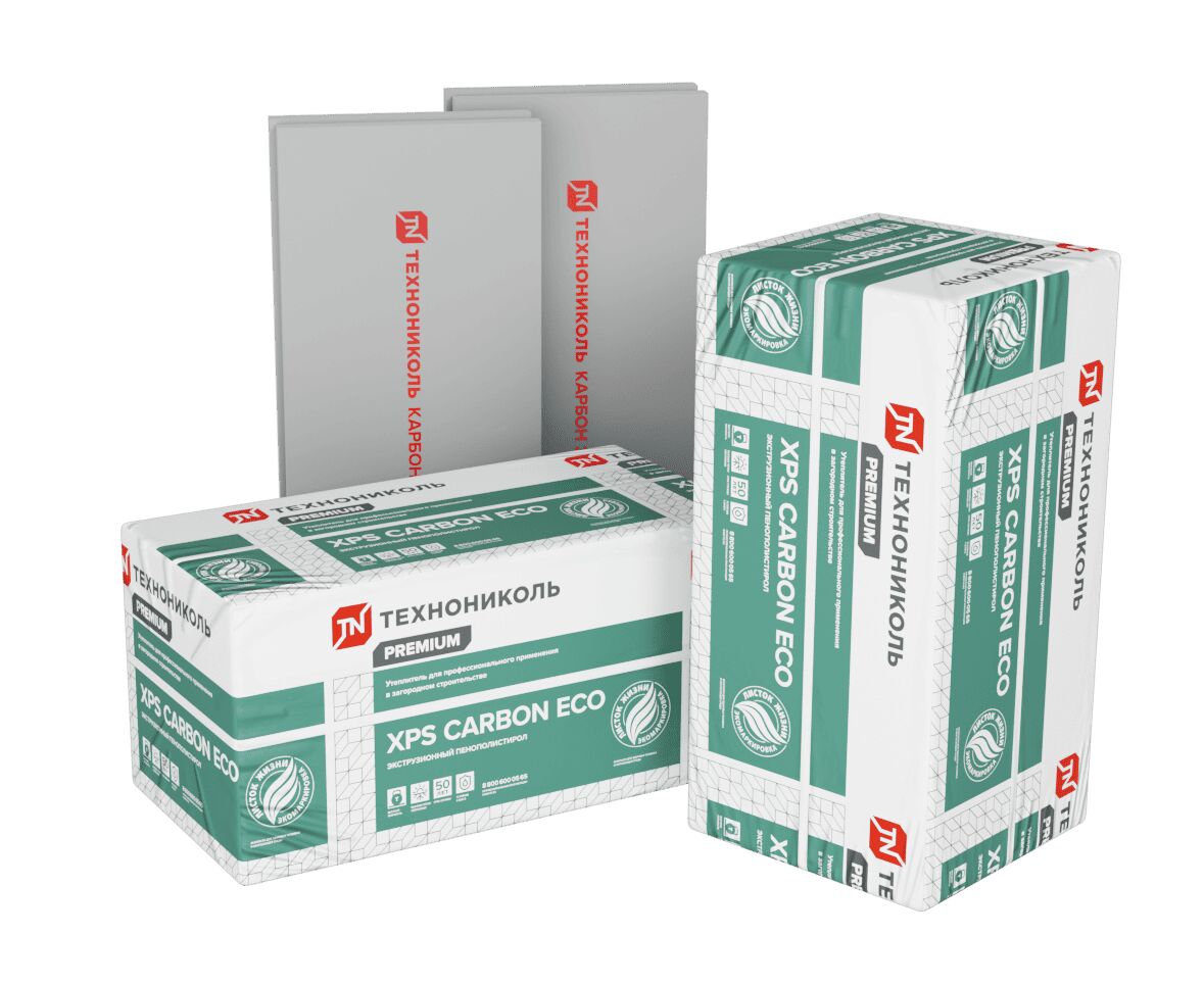 Экструзионный пенополистирол CARBON ECO 250 (КАРБОН ЭКО) L-100х580х1180мм/4шт/2.74м2/0.274м3 купить в Москве