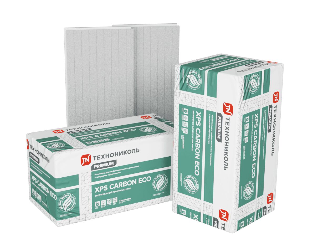Экструзионный пенополистирол CARBON ECO FAS/2 S/1 (КАРБОН ЭКО ФАСАД) 100х580х1180мм/4шт/2.738м2/0.274м3 купить в Москве