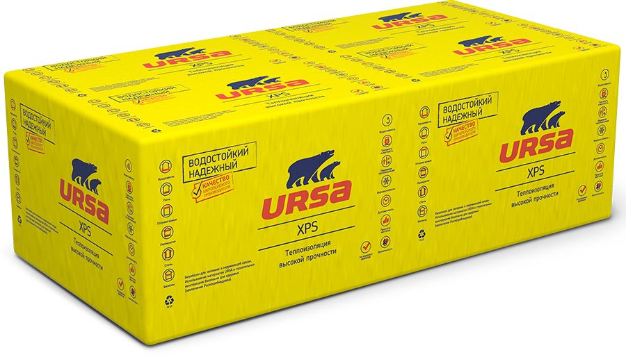 Утеплитель Ursa XPS N-III-L-G4 купить в Москве Утеплитель Ursa XPS N-III-L-G4