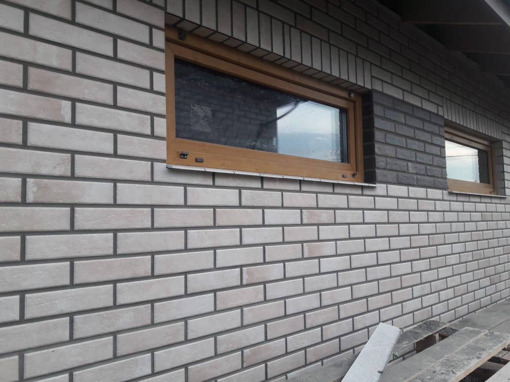 Термопанель рядовая ППС Paradyz Scandiano Beige 1150х460х50мм (0.47м2) CeramoTHERM