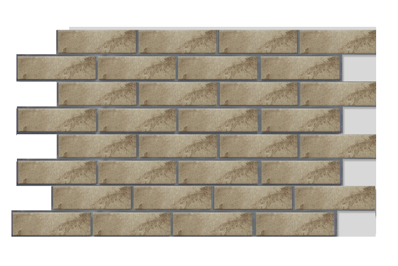 Термопанель рядовая ППС Paradyz Mattone Pietra Beige 460х1150х60мм (0.47м2) CeramoTHERM, Beige купить в Москве Термопанель рядовая ППС Paradyz Mattone Pietra Beige 460х1150х60мм (0.47м2) CeramoTHERM, Beige