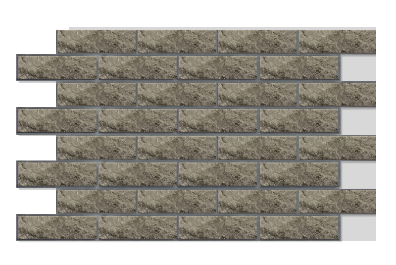 Термопанель рядовая ППС Paradyz Mattone Pietra Grafit 460х1150х60мм (0.47м2) CeramoTHERM, Grafit купить в Москве Термопанель рядовая ППС Paradyz Mattone Pietra Grafit 460х1150х60мм (0.47м2) CeramoTHERM, Grafit