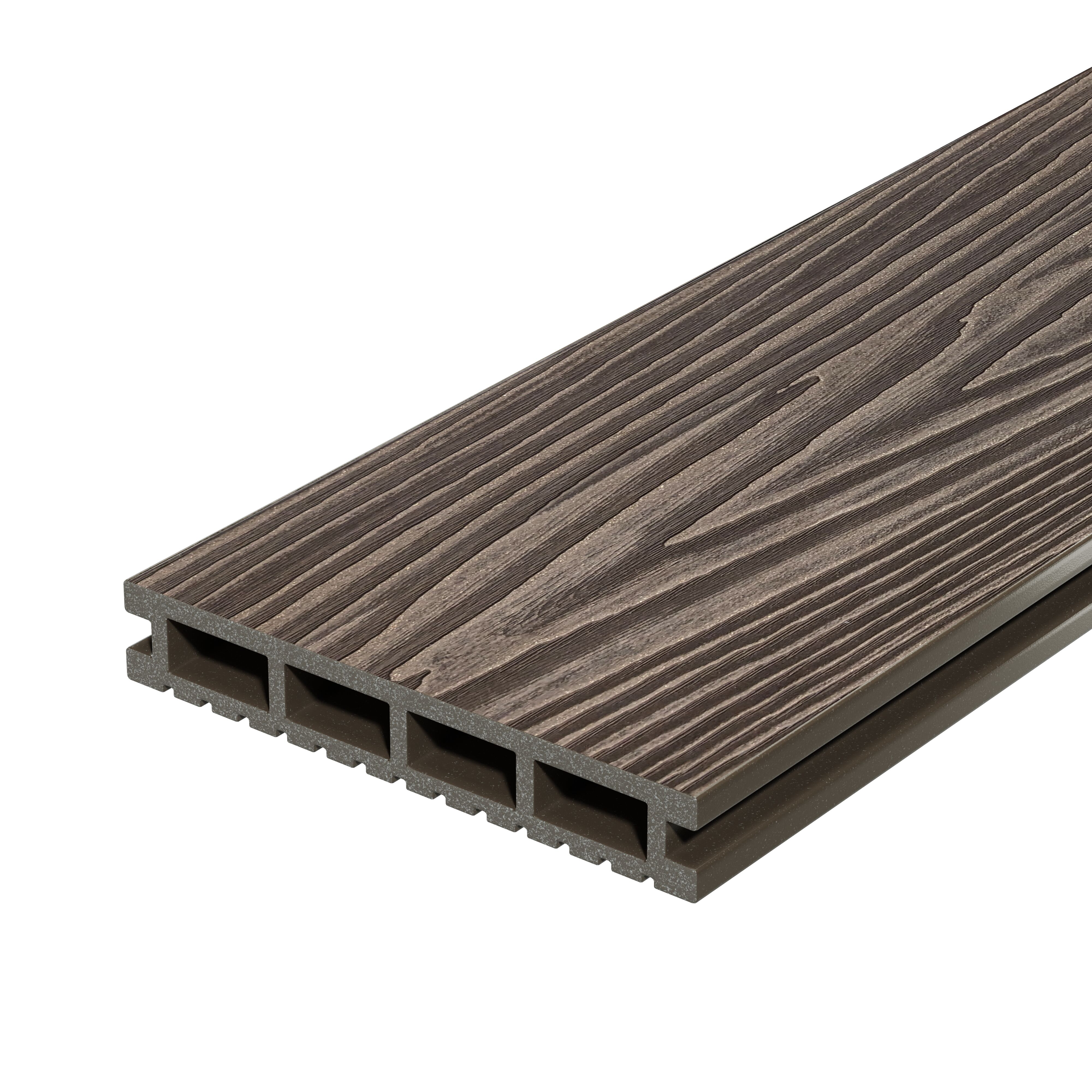 Террасная доска Decking Urban Венге (Темный Орех) 150х24х3000мм 0.45м2 купить в Санкт-Петербурге