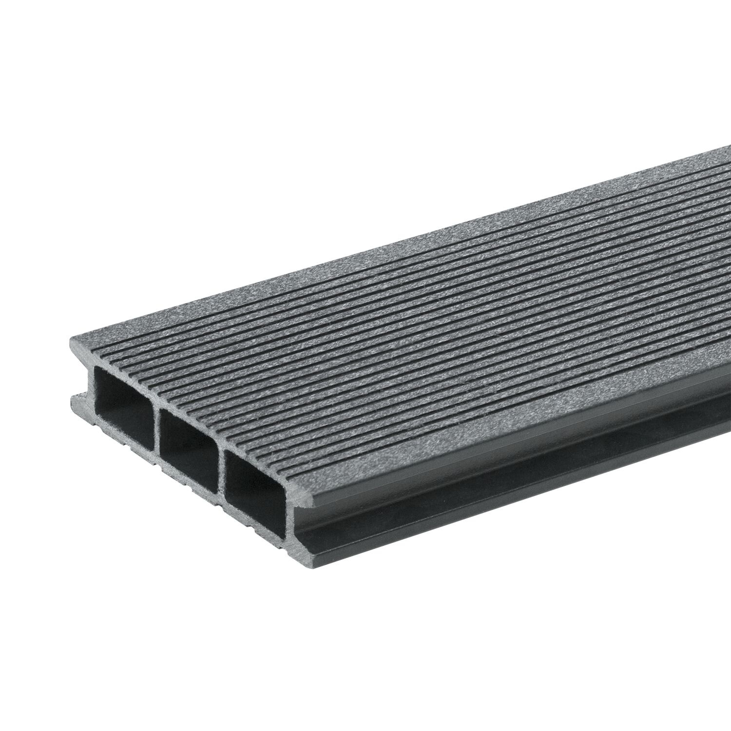 Террасная доска GRINDERDECO, ДПК, асфальт, шлифованный мелкий вельвет, 125х25х3000мм купить в Санкт-Петербурге