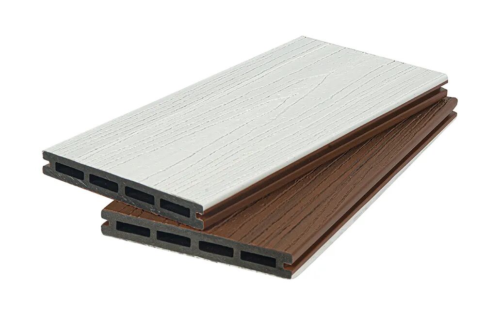 Доска террасная ПУСТОТЕЛАЯ co-extrusion 3D PG NUSADUA песочный+белый 140х20x2900мм купить в Москве