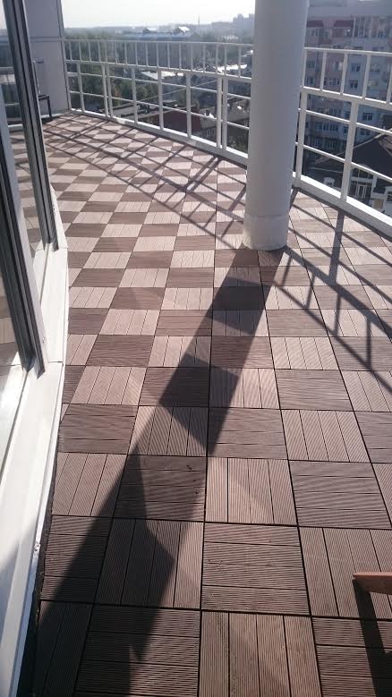 Садовый паркет из ДПК (цвет Палисандр) купить в Санкт-Петербурге