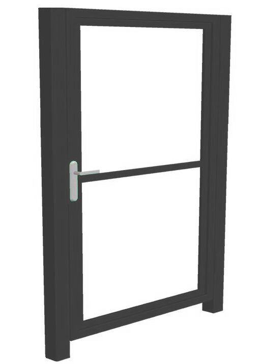 Калитка без наполнения проф труба 50х50 Ш-1000мм В-1900мм с замком столбы 80х80х2000мм открытие наружу правая цинко-полимерное покрытие(грунт) купить в Санкт-Петербурге