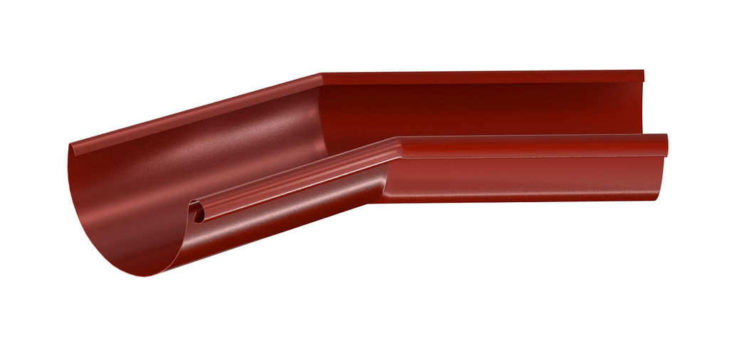 Угол желоба внутренний 135°<br>металлический, RR29 красный