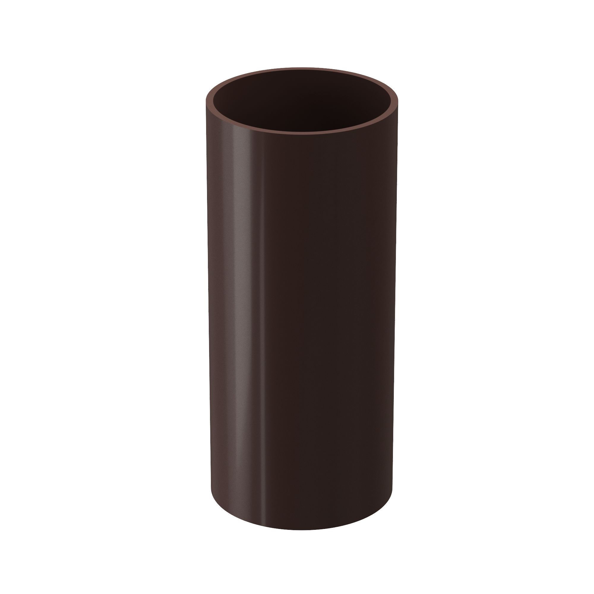Труба водосточная пластиковая 3м Docke Premium, Труба водосточная 3м темно-коричневый шоколад ПВХ