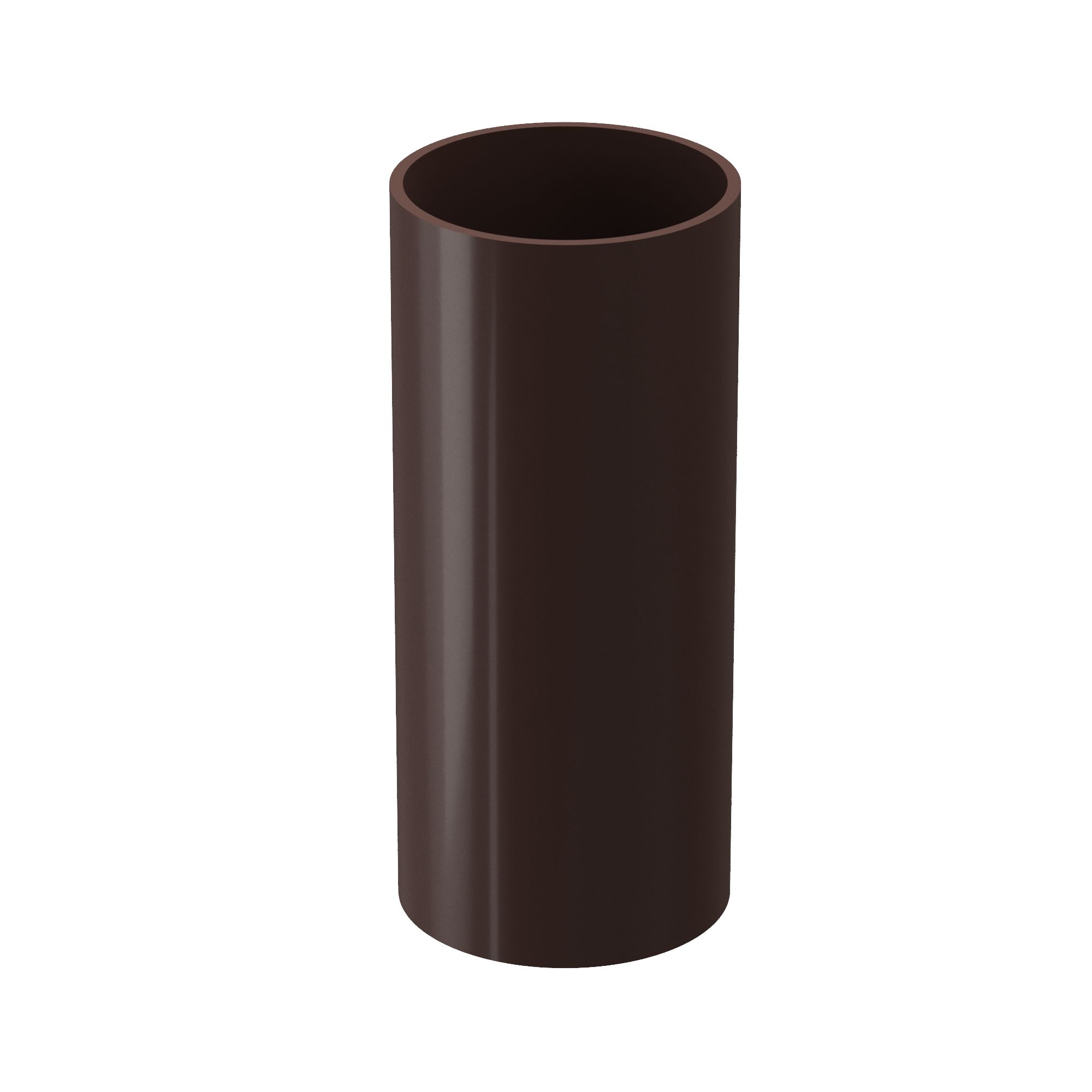 Труба водосточная пластиковая 3м Docke Standart, Труба водосточная 3м ПВХ темно-коричневый 8019