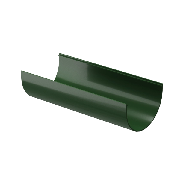 Желоб 1500мм D120 темно-серый (7024) Docke Standart, Желоб 1500мм D120 зеленый (6005) Docke Standart