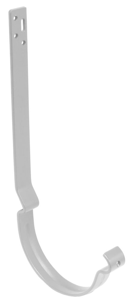 Кронштейн желоба длинный полоса 9003 белый