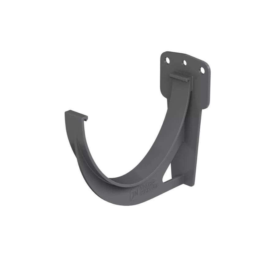 Кронштейн желоба пластиковый D125 серый (7024) ТН ПВХ 120шт/уп купить в Санкт-Петербурге