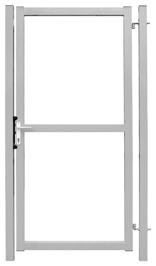 Калитка Colority® Zinc без заполнения Grand Line 1х1,8, Калитка Colority Zinc Lock 1800х1000мм 7024 темно-серый Grand Line