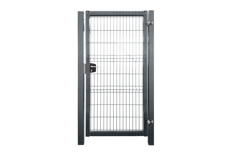 Калитка Medium New Lock 1,73 м GrandLine, Калитка Medium New Lock 1730х1000мм 7040 серый Grand Line