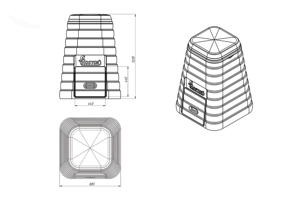 Компостер "Rostok"