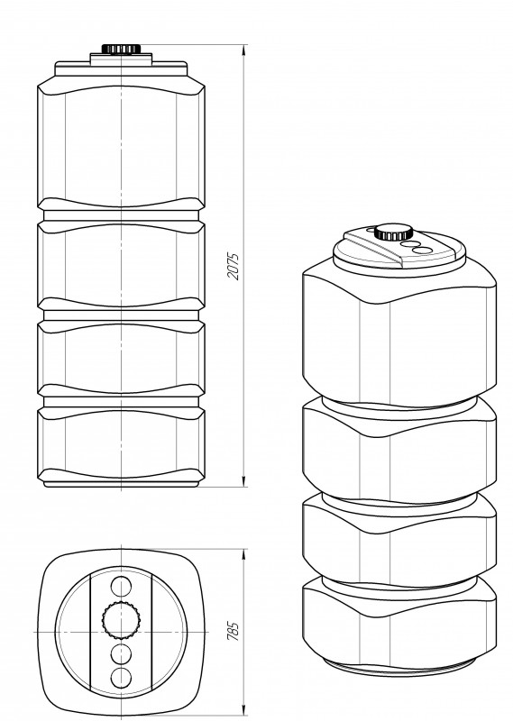 Ёмкость L 1000 oil