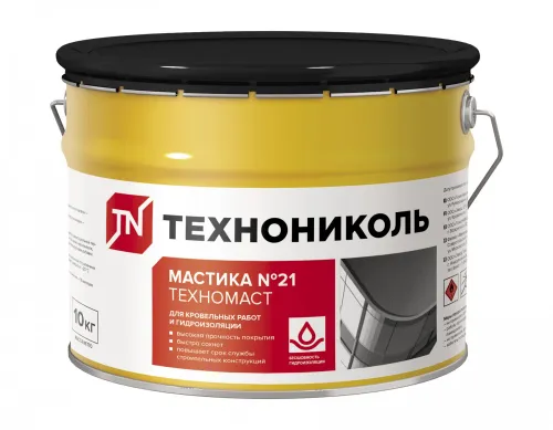 Мастика №21 кровельная ТехноНиколь (Техномаст) 10кг купить в Санкт-Петербурге