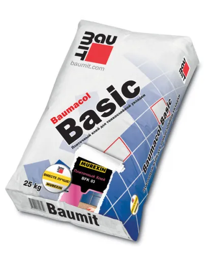 Baumacol Basic 25 кг Плиточный клей Baumit купить в Москве