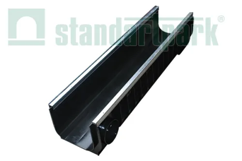 Лоток водоотводный PolyMax Basic ЛВ-20.26.20-ПП пластиковый усиленный 8547 купить в Санкт-Петербурге