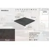 Ступень фронтальная Peldano Fiorentino Metalica Basalt 33х33х1.2 матовый 4шт/упак Exagres купить в Санкт-Петербурге