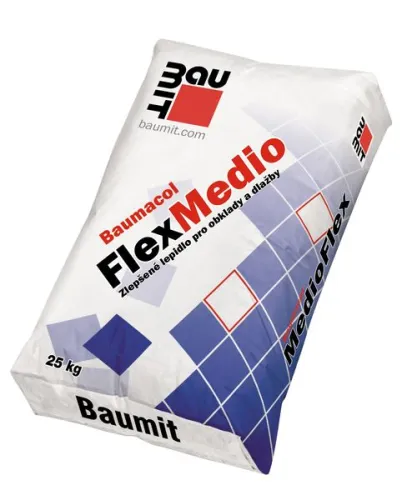 Baumacol FlexMedio 25 кг Толстослойный эластичный плиточный клей Baumit купить в Москве