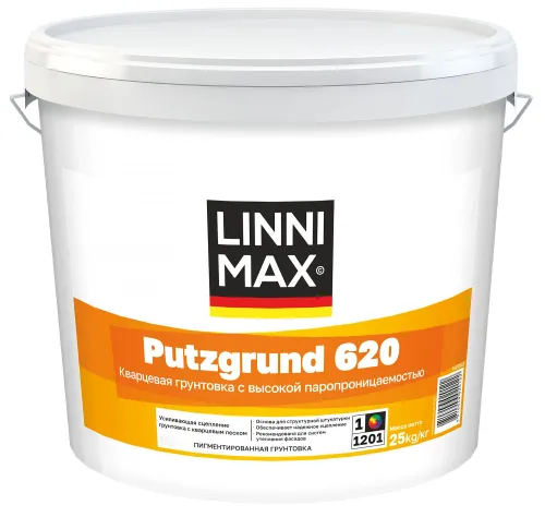 Putzgrund 620 Pro 25л Грунтовка для наружных и внутренних работ База1 LINNIMAX купить в Санкт-Петербурге