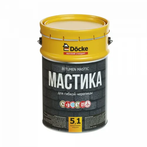 Мастика кровельная, 5,1 кг купить в Санкт-Петербурге