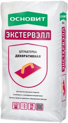 Штукатурка декоративная Экстервэлл Шуба белая OS-2.0 WS купить в Москве