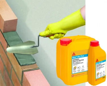 SikaMix Plus 5 л Пластификатор для создания кладочных и штукатурных растворов купить в Санкт-Петербурге