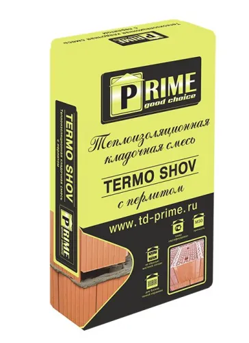 Теплоизоляционный кладочный раствор с перелитом Termo Shov 6130  купить в Санкт-Петербурге