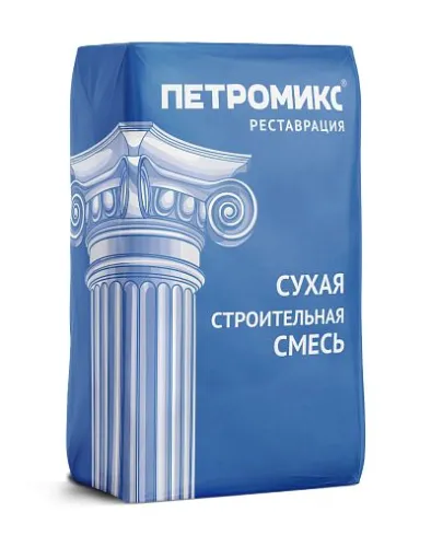 SP-03 Штукатурка санирующая накрывочная ПЕТРОМИКС, 20 кг/меш купить в Санкт-Петербурге
