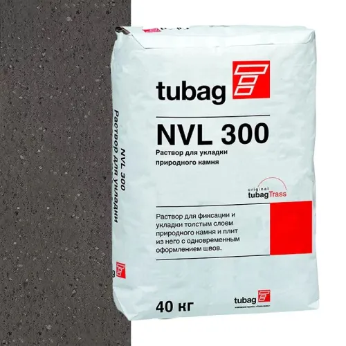NVL 300 Сухая смесь  для укладки природного камня, антрацит tubag    купить в Санкт-Петербурге