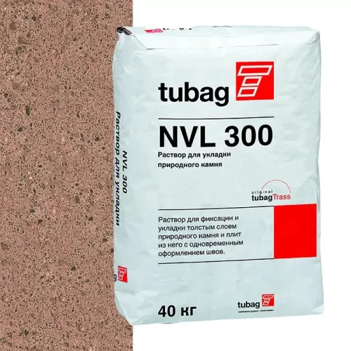 NVL 300 Сухая смесь  для укладки природного камня, коричневый tubag купить в Санкт-Петербурге