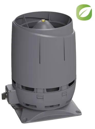 FLOW ECo125S ВЕНТИЛЯТОР+основание 300 на постоянном токе с колпаком FLOW Vilpe купить в Санкт-Петербурге