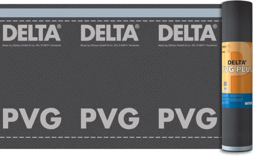 Гидро- и пароизоляционная плёнка DELTA PVG PLUS 1,5х50м 75м² купить в Санкт-Петербурге