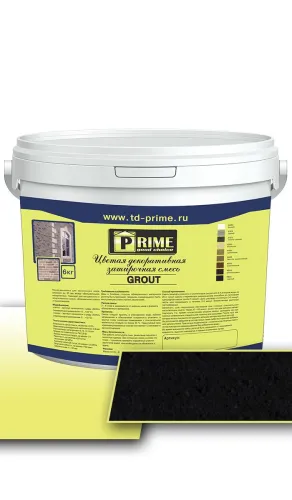 Цветная затирочная смесь Grout черный купить в Санкт-Петербурге