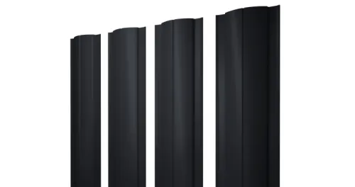 Металлический штакетник Полукруглый Slim прямой Rooftop Matte купить в Санкт-Петербурге